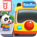 baby panda’s school bus android application logo